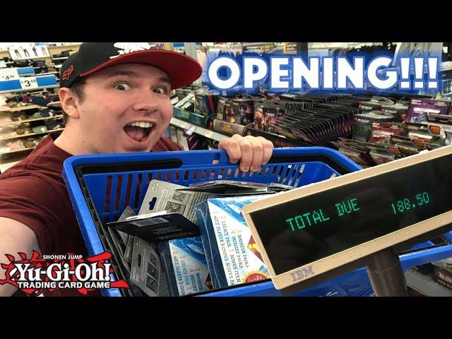 *BUYING ALL OF WALMART’S BEST Yu-Gi-Oh! PRODUCTS!* OPENING EVERYTHING! GODLY BOOSTER PACK PULLS!