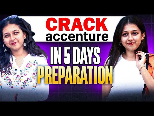 Accenture - How to Crack in 5days Preparation | Accenture Complete Process