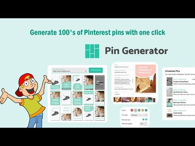 PinGenerator Review: Appsumo Lifetime Deal & Walkthrough Video - Automated Pinterest Marketing