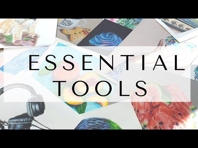 Must have TOOLS for COLORED pencil drawings