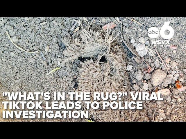 "What's in the rug?" Viral TikToks lead to police investigation of rug buried in Columbus yard