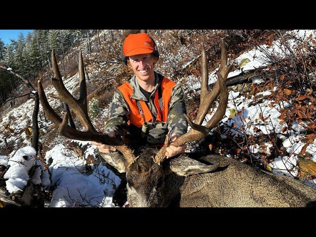 MONTANA GIANT!!! Late Season Mule Deer Hunt - Stuck N The Rut 180