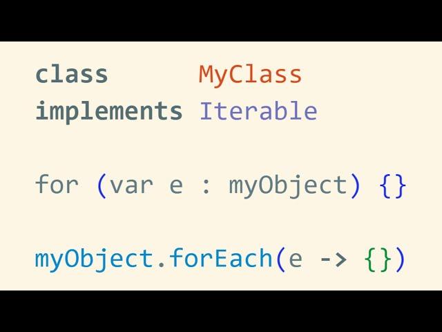 My Java class implements Iterable interface (Iterator Design Pattern)