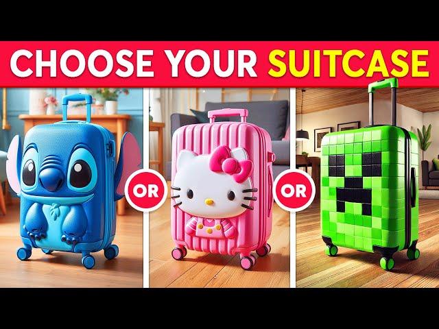 Would You Rather - Build Your Dream Suitcase ️ Quiz Galaxy