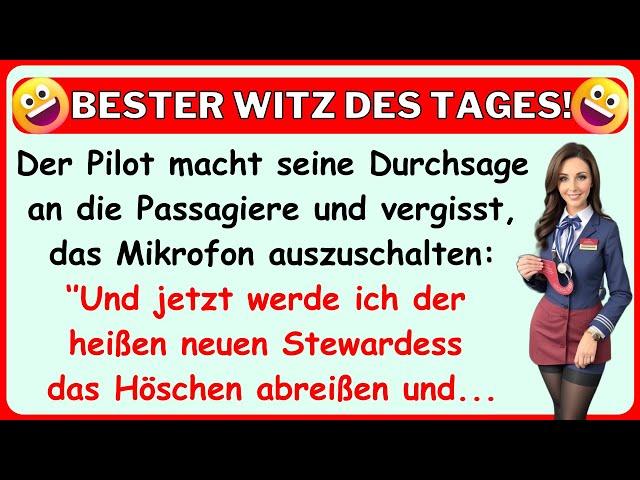  BESTER WITZ DES TAGES! Ein Pilot vergisst, das Mikrofon auszuschalten, und verrät, was er...