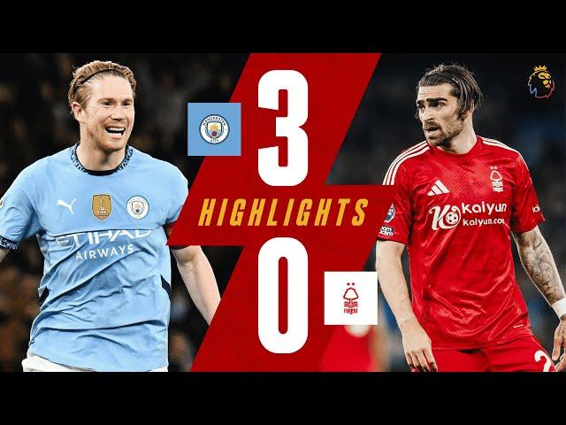 Manchester City 3-0 Forest | Premier League Highlights 