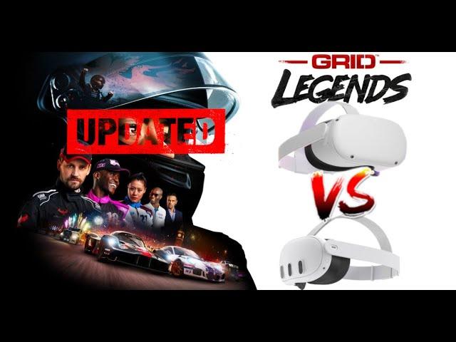 Grid Legends on Quest 3 is actually GREAT - Quest 2 vs Quest 3 | Side by Side Gameplay VR Comparison