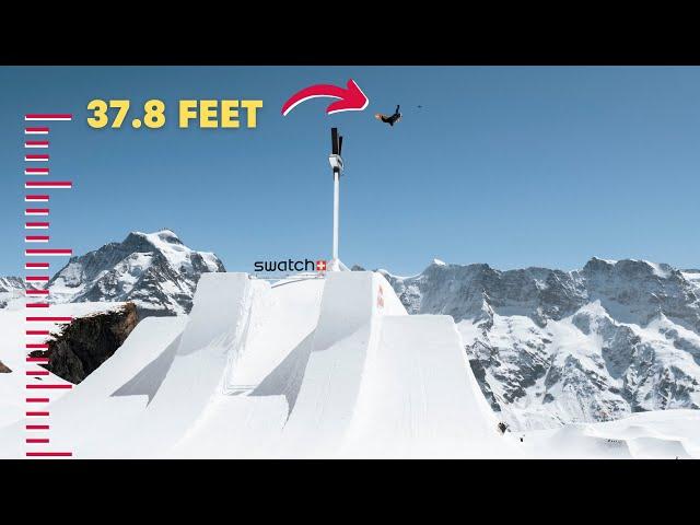 World Record Highest Snowboard Air