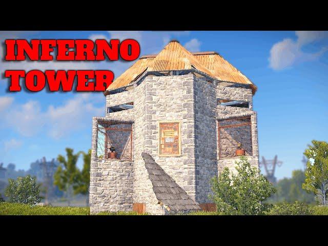 The Inferno Tower: Solo-4man Compact base Design