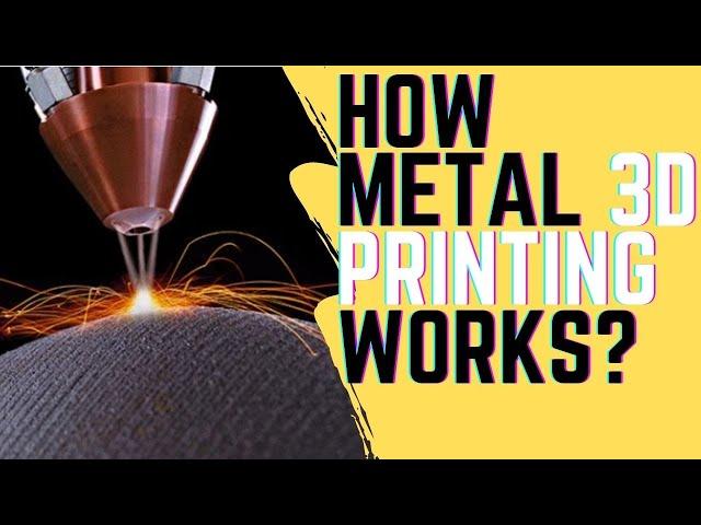 How METAL 3D Printing Works? ||  Directed Energy Deposition Technology ( DED )