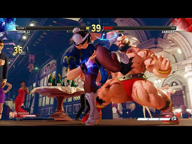 CHUN LI vs ZANGIEF STREET FIGHTER V - SF5CE Street Fighter V Champion Edition capcom SF6