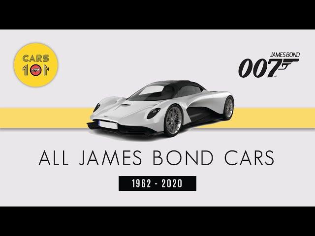 James Bond Cars | Bond Cars Evolution | 1962 - 2020 | Cars 101