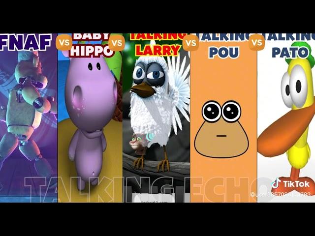 Fnaf Baby Hippo Talking Larry Talking Pou Talking Pato