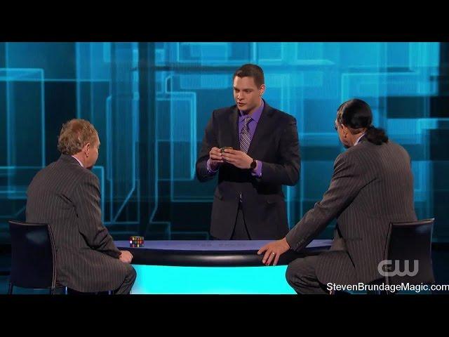 Penn and Teller Fool Us // Steven Brundage -Rubik's Cube Magician (Full Video)