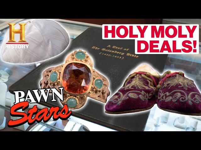 Pawn Stars: *HOLY MOLY DEALS* (6 Expensive Religious Items) | History