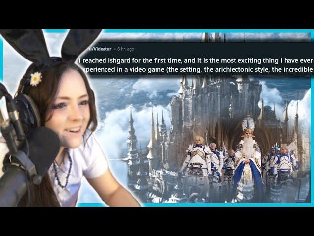 Arriving in ISHGARD | Heavensward COSPLAY GROUP?! | Zepla reacts