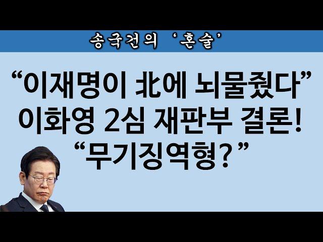 [송국건TV] “北에 방북 비용 대납 요청 이재명 책임 크다” 법원