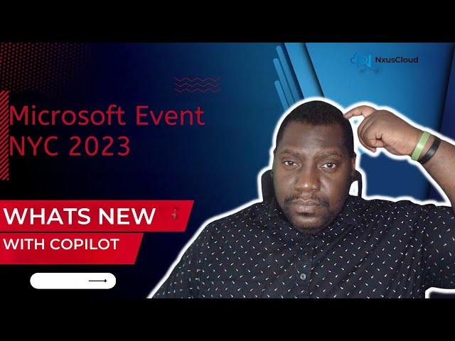 "Unleashing Innovation: #Microsoft's Epic NYC Event - September 21, 2023"