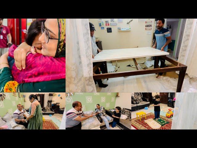 Special Guests from Madina | Hyderabad Furniture Dining Table Tour & Daughter’s First Camp Adventure