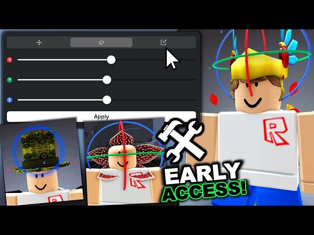 Testing The Accessory Scaling/Adjustment UPDATE EARLY! HOW TO TRY IT FOR YOURSELF! (ROBLOX)