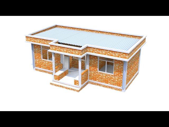 छद की तरह अलबेस्टर से ३ लाख लगत घरका डिजाइन  | 3 lakh budget house design | albester house design