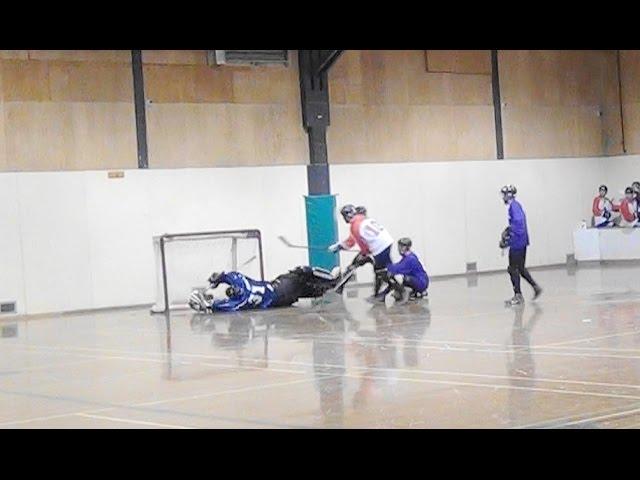 What A Save By Dean Salsnek! (Outlaws vs. Wizards) Ball Hockey