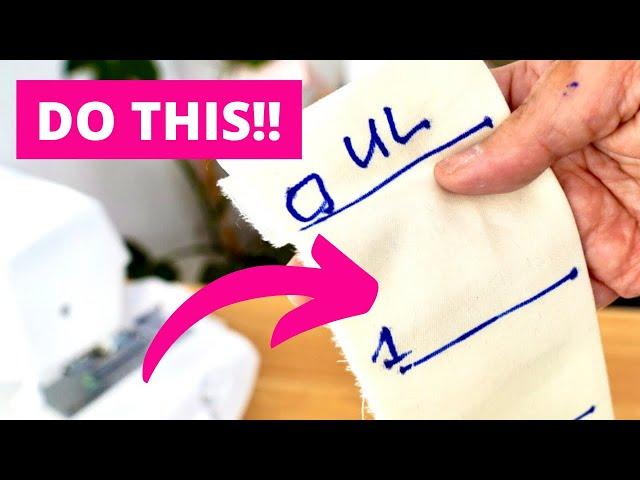 Get PERFECT serger tension EVERY TIME with this method.