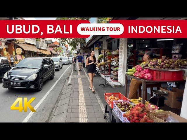 Explore Ubud Bali Today  Downtown Walking tour | Bali Indonesia 2024 [4K]