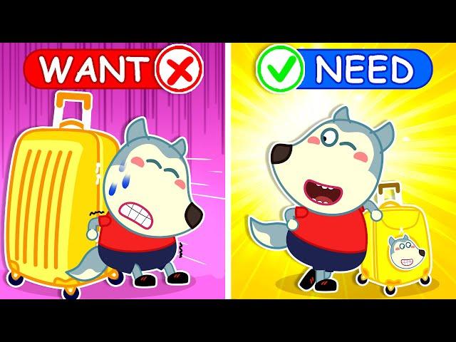 Wolfoo's Giant Luggage Suitcase | Compilation Of Good Habits For Kids  Wolfoo Kids Cartoon