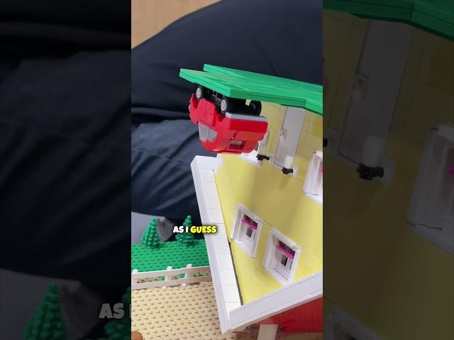 Upside Down House in LEGO #lego #legobuild #legobuilder #legohouse #legomoc #legobuilding