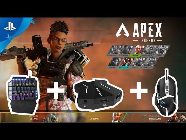 【Search "HYCARUS" on Amazon】How to Use HYCARUS Mouse and Keyboard Adapter to Play APEX Legends