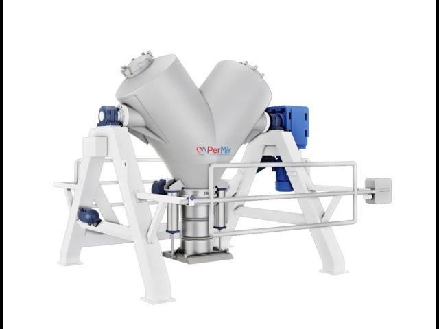 Industrial Mixers and Mixing Equipment – PerMix "AutoDrum" loading and unloading system