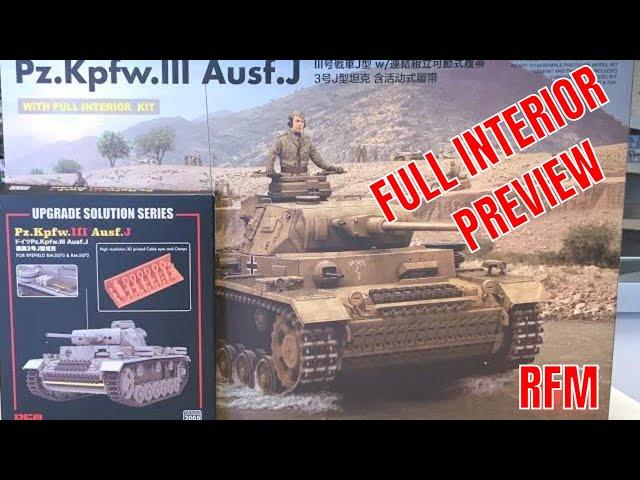 Ryefeild Model PANZER III 1/35 (Full interior kit) model kit preview