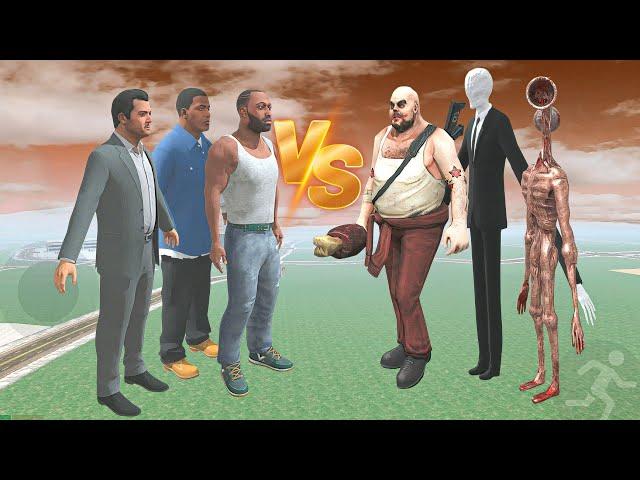 Franklin gang vs Mr Meat gang fight in Indian bike driving 3d game