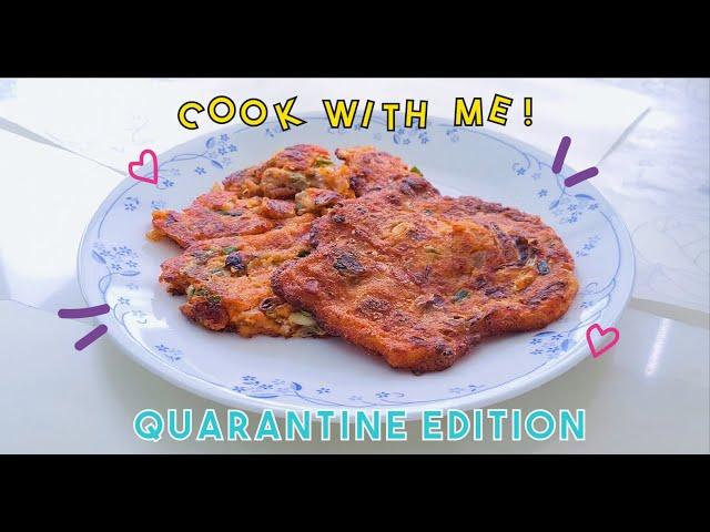 COOK WITH ME IN QUARANTINE! ️|| KIMCHI PANCAKE, DALGONA COFFEE  & NUTELLA CREPES 