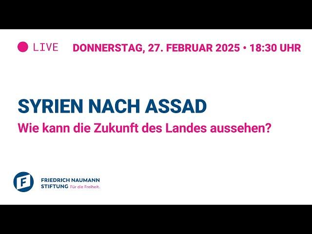 Syrien nach Assad - Wie kann die Zukunft des Landes aussehen?