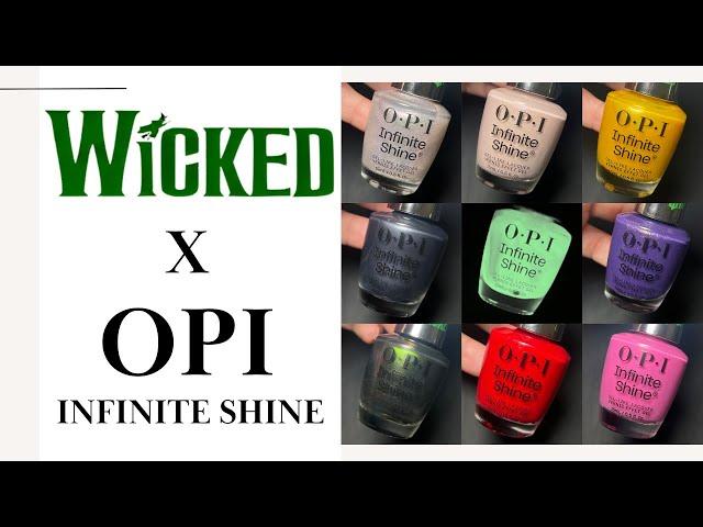 OPI (Infinite Shine) x Wicked Holiday 2024 Collection | Swatch & Review