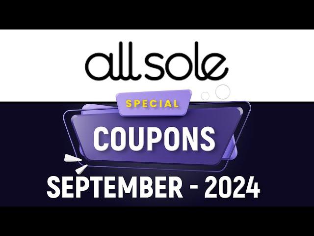 AllSole Coupon Code 2024  100% Working  Updated Today AllSole Discount Code 2024