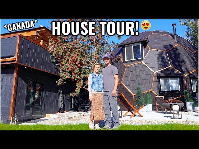 Canada HOUSE TOUR!! LIVING IN A LUXURY DOME HOUSE | CANADA FAMILY TRIP 2024