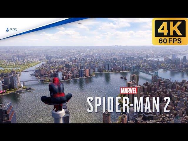 Marvel's Spider-Man 2 PS5 - Free Roam Gameplay (4K 60FPS)