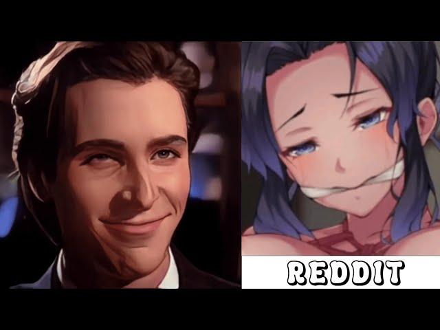 ANIME VS REDDIT (Sigma reaction meme)