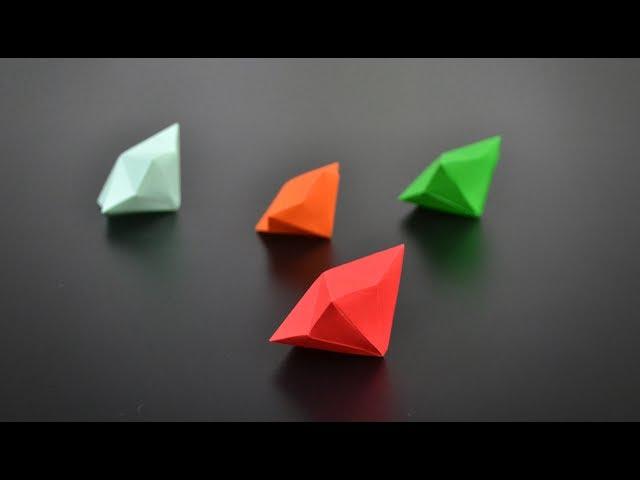 How to Make a Paper Diamond (5 Sides)