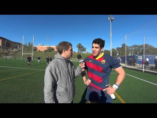 Joan Losada del FC Barcelona en La Hora Ovalada