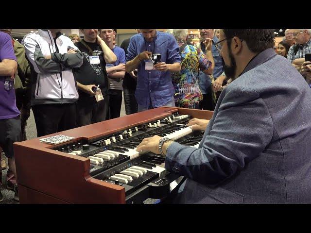 #namm2022  Joey DeFrancesco explains the new Legend Soul with 9 contacts feeling