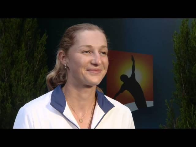 Ekaterina Makarova interview (4R) - Australian Open 2015