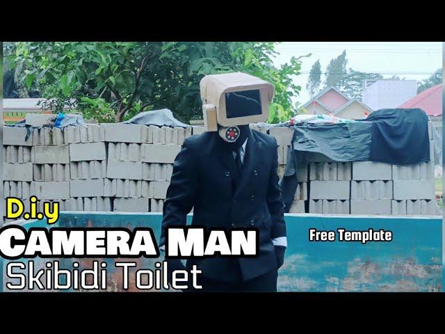 Cosplay Camera Man Box Skibidi Toilet‼️From Cardboard