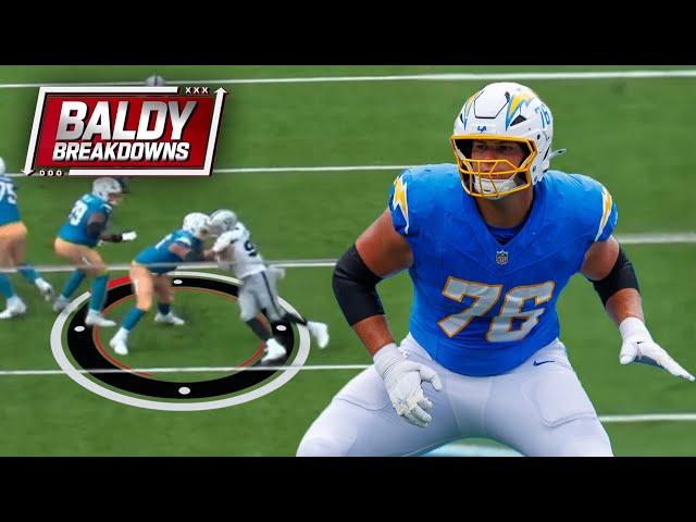 Baldy Breakdowns: Joe Alt's Crazy Athleticism | LA Chargers