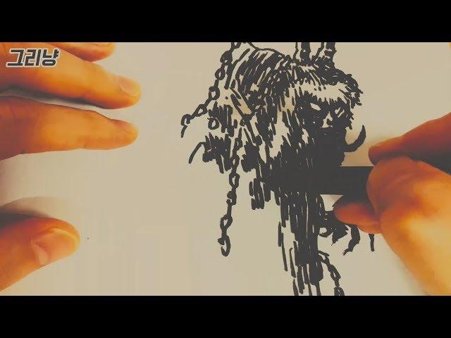 Draw Krampus