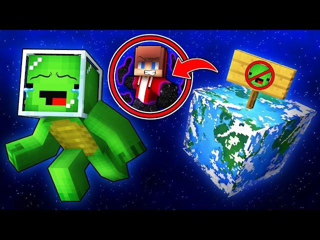 JJ Became SHADOW and Kicked Mikey Out Of the Planet in Minecraft - Maizen