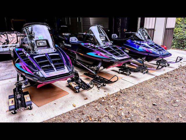 POLARIS TRIPLE XLT VERY VERY RARE DEALER SLEDS